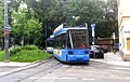 Ein Wagen der Linie 18 am Maxmonument. Hier verkehrt mittlerweile die Linie 16.