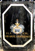 Bildwappen an der südlichen Gebetsloge auf der Nonnenempore in der Dobbertiner Klosterkirche