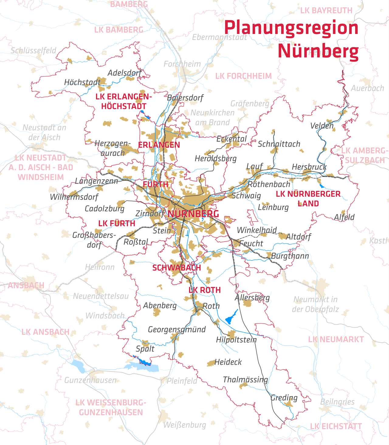 Planungsregion Nürnberg