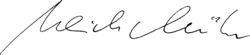 Unterschrift Ulrich Mühe