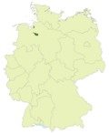 Lage von Bremen