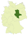 Lage von Sachsen-Anhalt