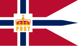 Postflagge Norwegens