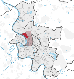 Lage im Stadtgebiet