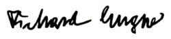 Unterschrift Richard Lugner (Autogramm) österreichischer Geschäftsmann