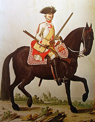 Dragoner­regiment Veltheim (D I), um 1761