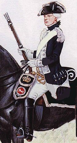 Dragoner­regiment Ramdohr, um 1790