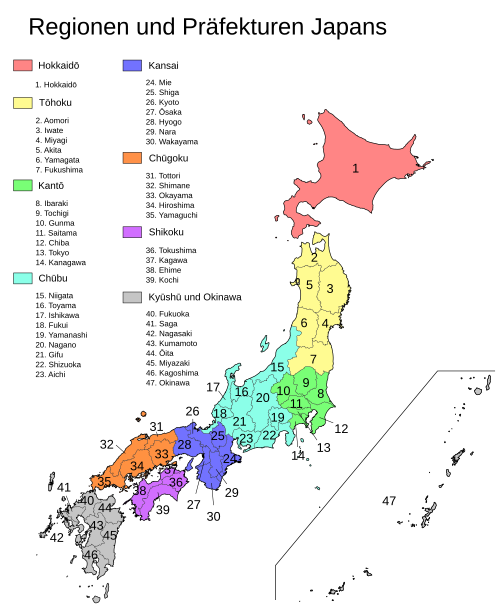 Präfekturen Japans