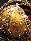 Rudolf II. als Sieger über die Türken (Imperator), vorne links der Krone
