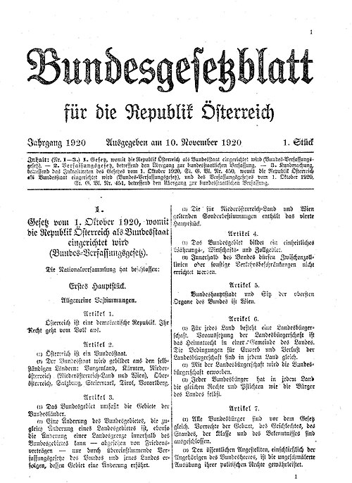 Österreichische Bundesverfassung