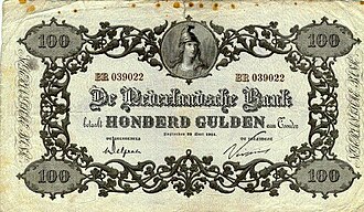 100-Gulden-Schein von 1921