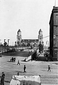Westliche Auffahrt der Hohenzollernbrücke 1930