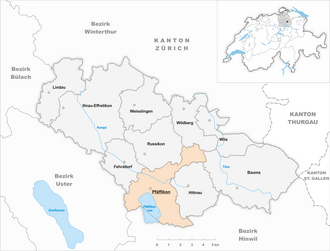 Karte von Pfäffikon
