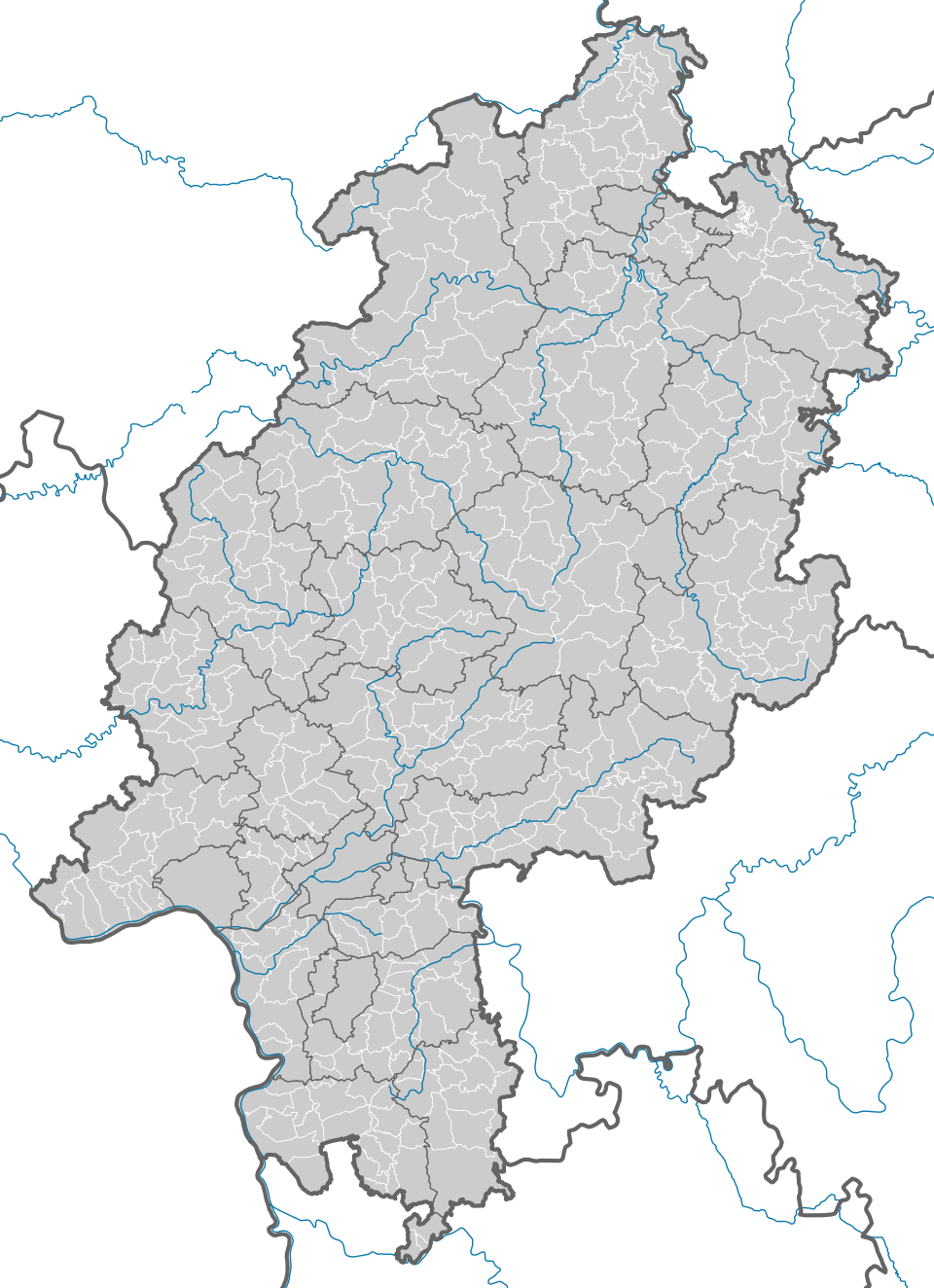 Liste der Städte und Gemeinden in Hessen