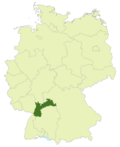 Gebiet der Landesliga Baden