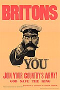 Werbeplakat England im Ersten Weltkrieg