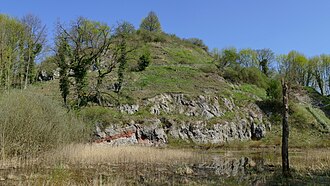Der Lüneburger Kalkberg von Süden gesehen