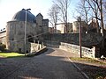Erhaltene Vorburg von Schloss Hartenstein