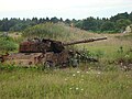Panzer als Ziel für Schießübungen