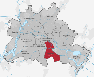 Ortsteile des Bezirks Neukölln