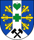 „In Blau ein goldenes Glevenrad, belegt mit einem silbernen Göpelstück...“