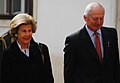Fürst Hans-Adam II. und Fürstin Marie auf Staatsbesuch in Wien 2013