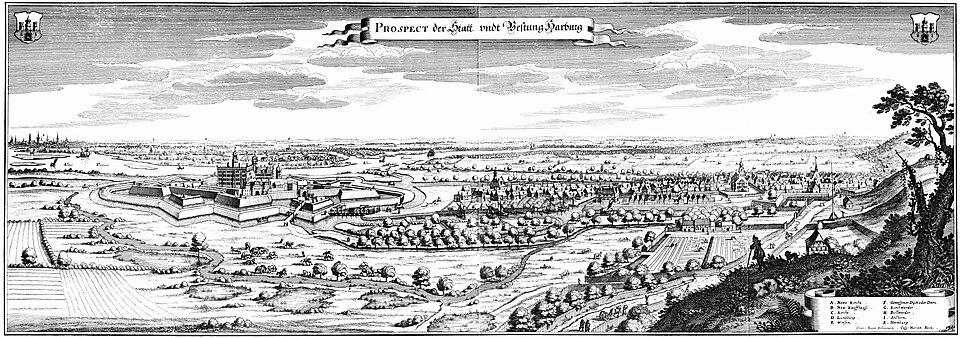 Harburger Schloss, erstmals um 1135 erwähnt