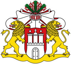 Großes Staatswappen der Freien und Hansestadt Hamburg