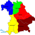Die 5 Gruppen der Landesliga seit 2012
