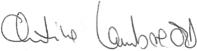 Unterschrift von Christine Lambrecht