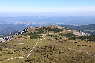 Blick über das Hochplateau „Ochsenboden“ in Richtung Osten