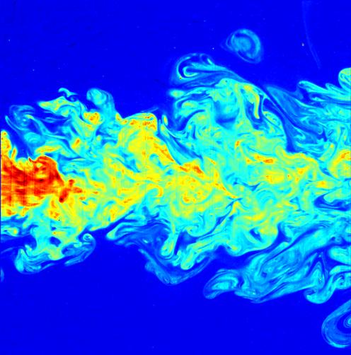 Turbulente Strömung