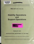 FM 3-07/100-20 (2003) Stability operations and support operations