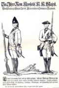 Werbeplakat um 1740