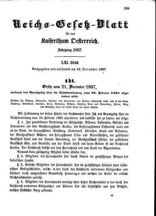 Reichsgesetzblatt (Österreich)