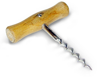 Korkenzieher für Linkshänder