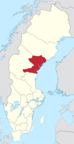 Lage von Västernorrlands län