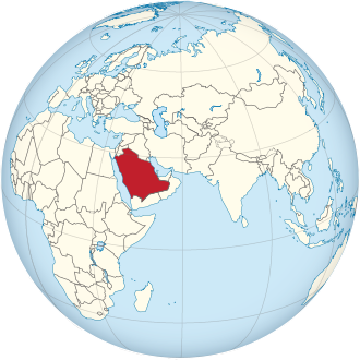 Lage Saudi-Arabiens