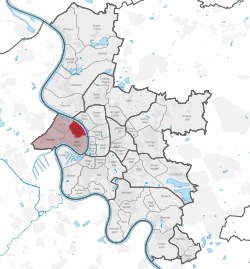 Lage im Stadtgebiet