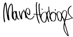 Unterschrift Mavie Hörbiger (Autogramm) deutsch-österreichische Schauspielerin
