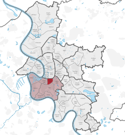 Lage im Stadtgebiet