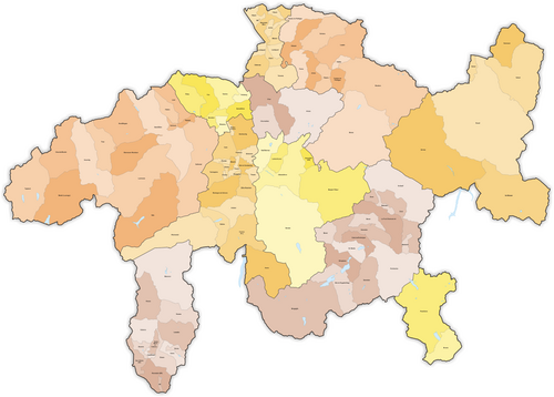 Politische Gemeinden des Kantons