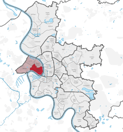 Lage im Stadtgebiet