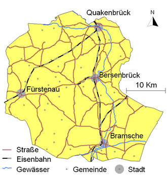 Landkreis Bersenbrück um 1962