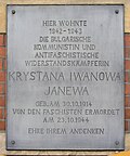 Albrechtstraße 14, Krystana Iwanowa Janewa
