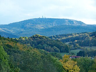 Großer Inselsberg von Nordwesten aus gesehen