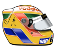 Hamiltons Helm im Jahr seines ersten Weltmeistertitels 2008