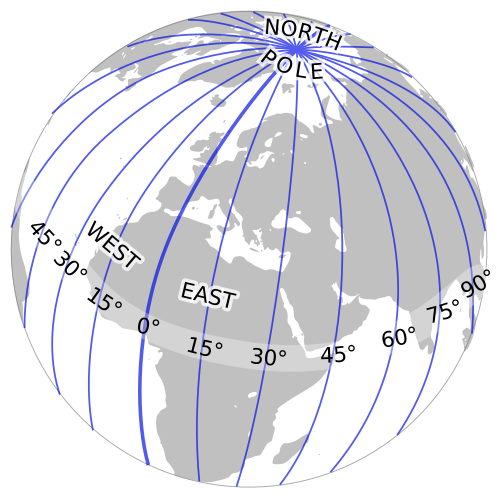 Geographische Länge