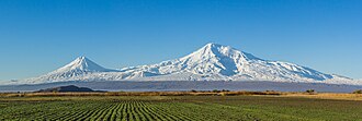 Großer und Kleiner Ararat von Osten
