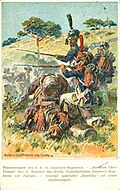 Frankfurter Infanterie im Gefecht (Spanischer Unabhängigkeitskrieg)